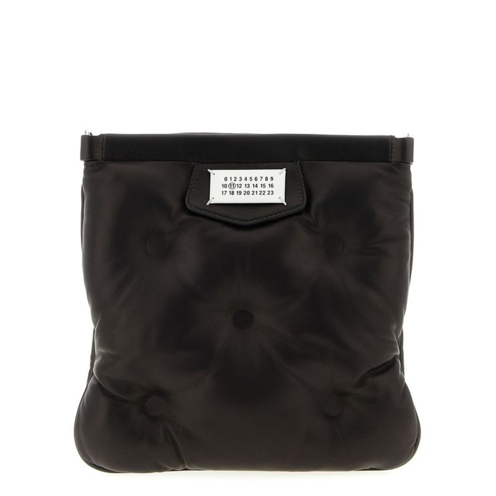 Maison Margiela Black Lambskin Crossbody Women's Bag